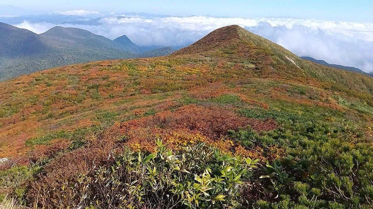 船形山 往復コースの写真