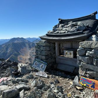 社と立山ツーショット