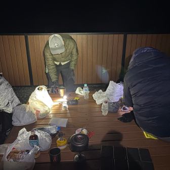 晩ごはん
めっちゃ寒かったー