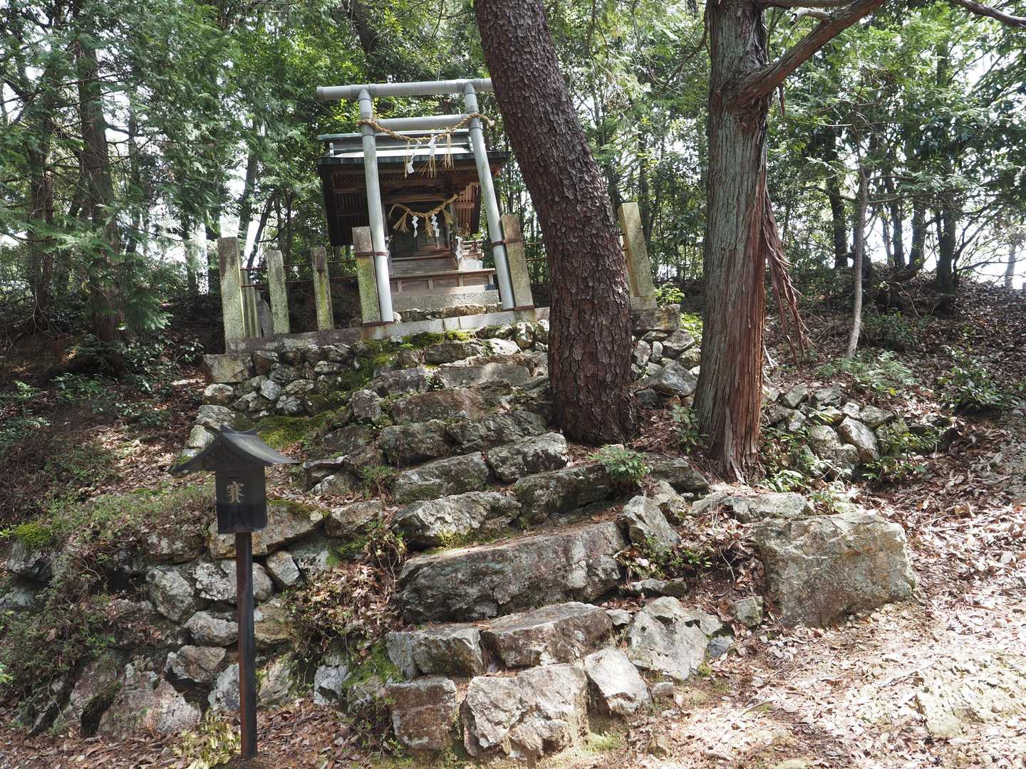 白山神社を経由