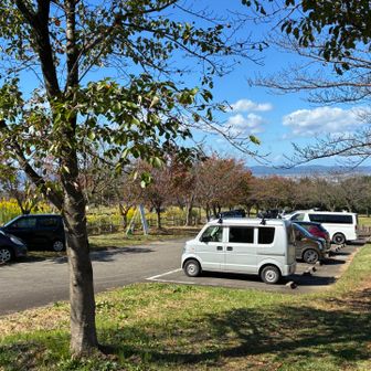 登山の人だけではありませんでしたが、駐車場には結構車が停まっていました