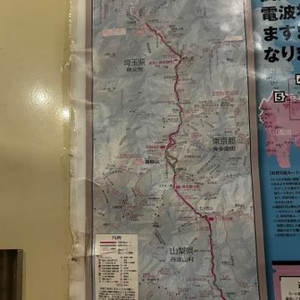 雲取山docomo利用可能エリア🟥