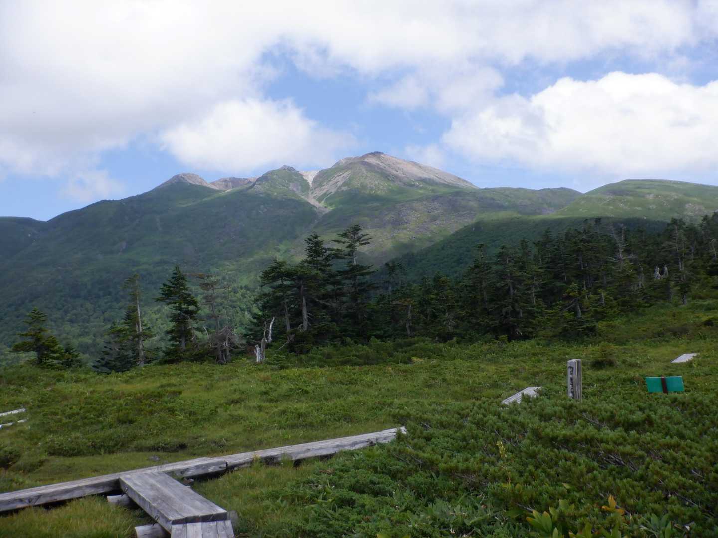 丸黒山　登山口-日影峠-日影平山-平金乗越-丸黒山-乗鞍岳 往復コースの写真