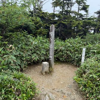 三角点と標識