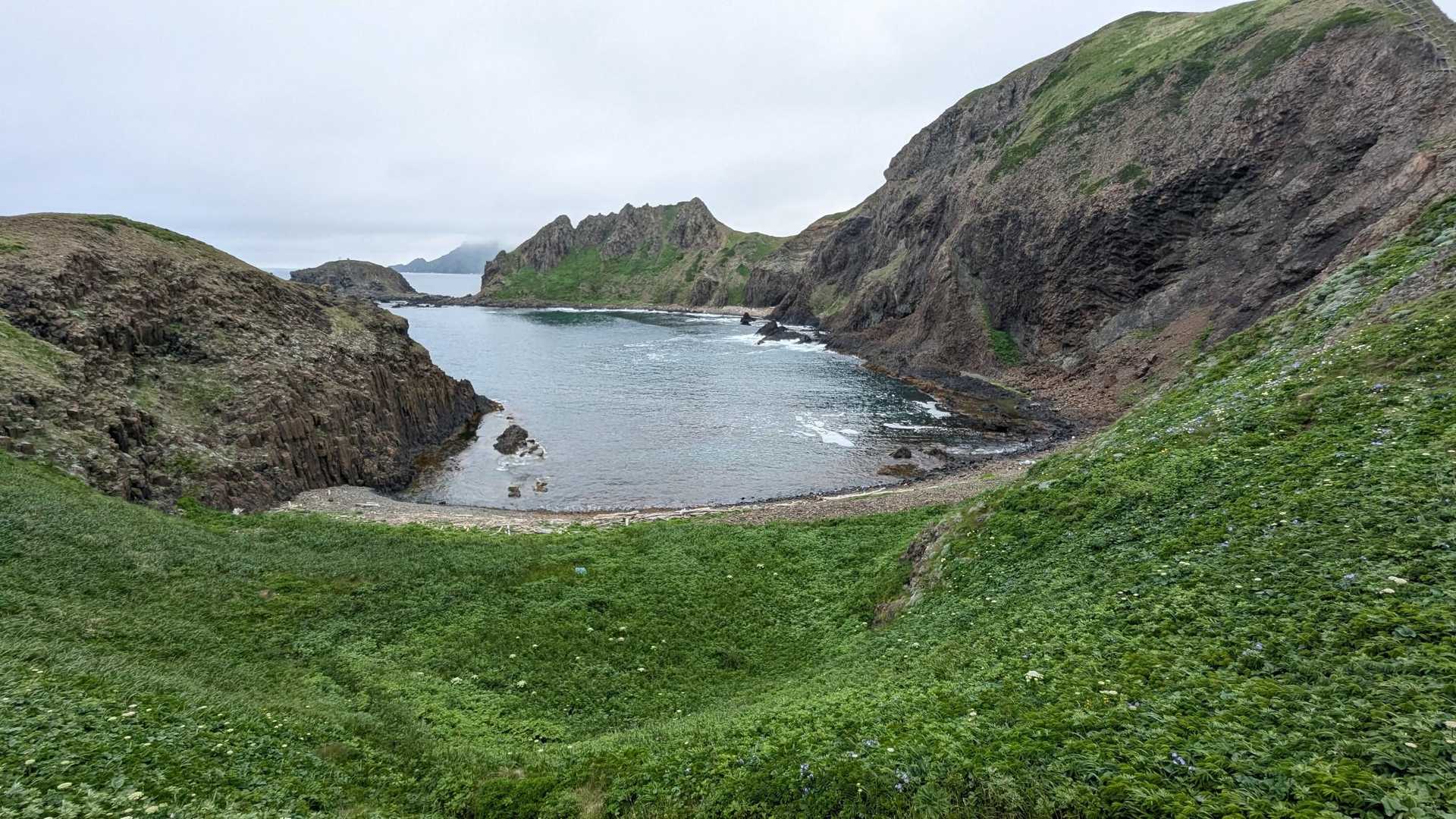 おぉ。写真で見た景色。