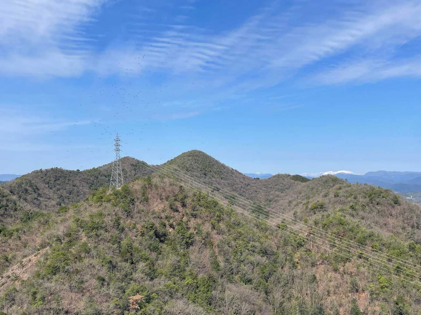 能郷白山見えるよ
