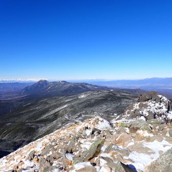 蓼科への稜線素晴らしい