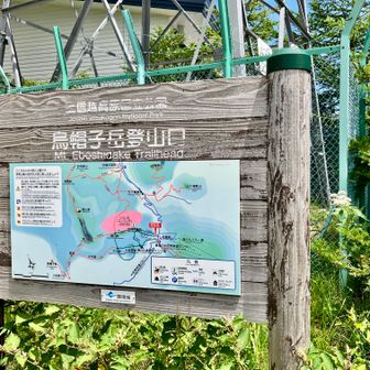 湯の丸スキー場駐車場から。