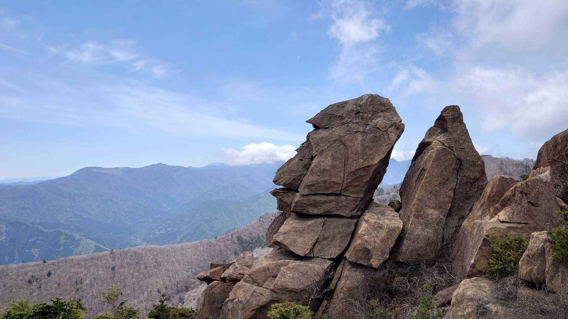 ゴリラ岩
何を見る？