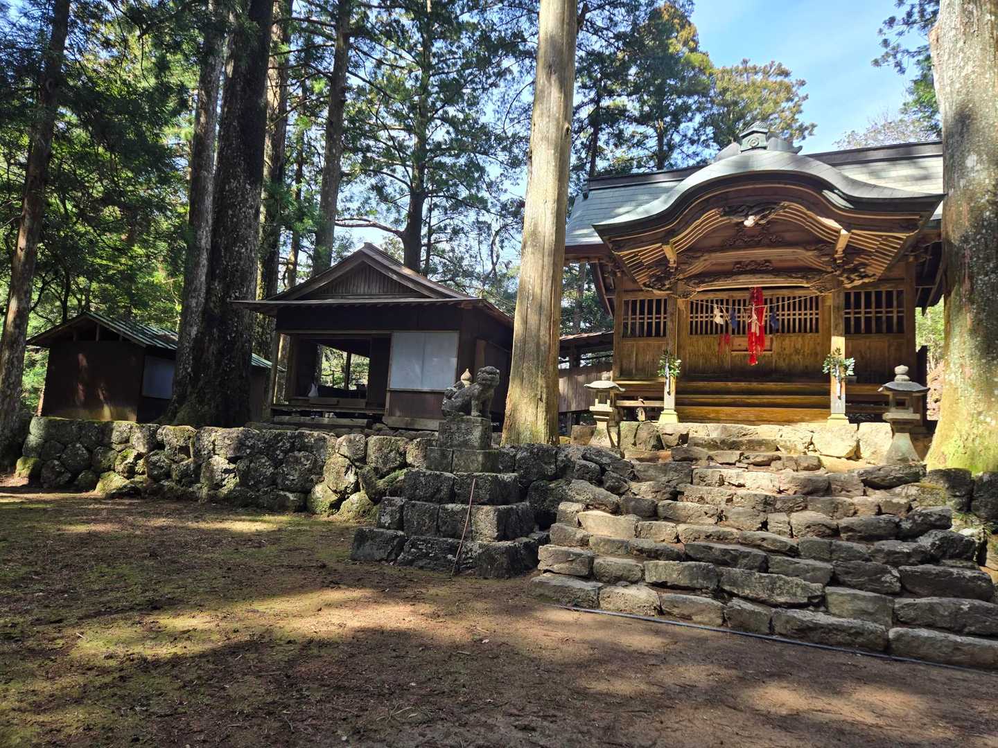 杉原神社に戻ってきた