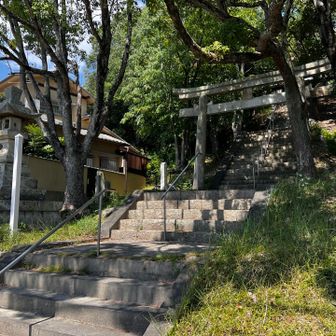 フラフラしながらなんとか白鬚神社に帰還。
お疲れ山！