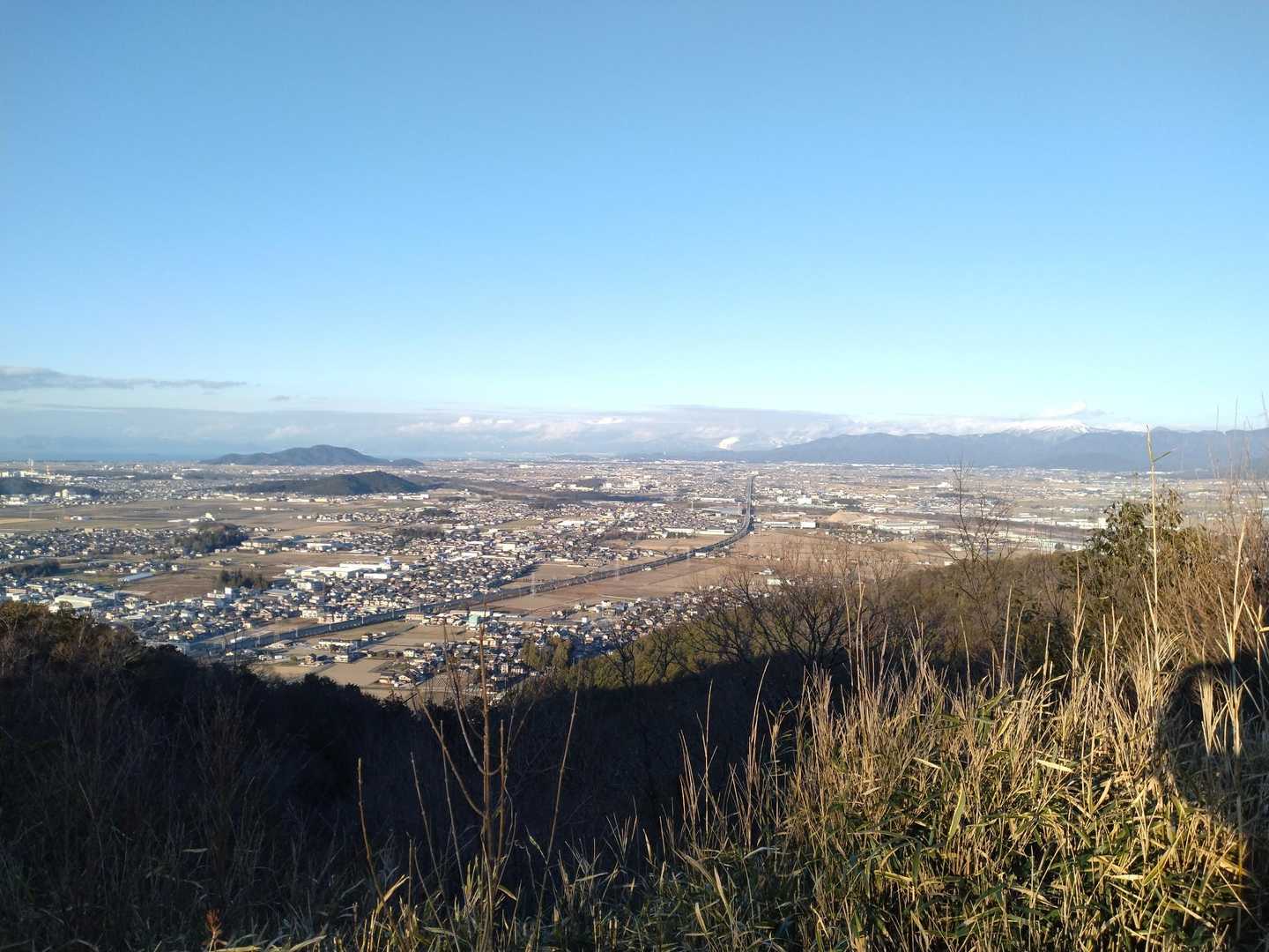 景色を見納めて。下ります！