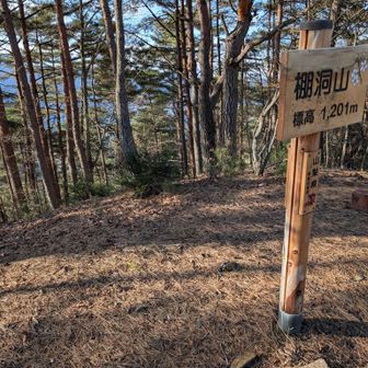 立派な山頂標識。