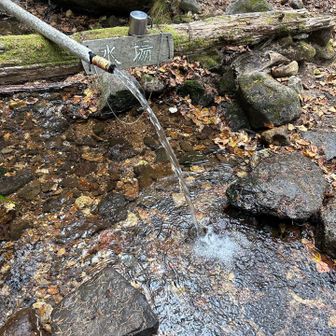 再び水場

テント場のテントは全て無くなっていました