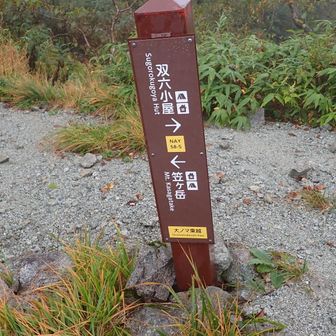 笠ヶ岳に向かいます！
