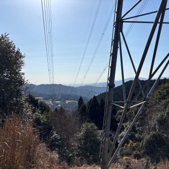 さっき登った笹尾山方面