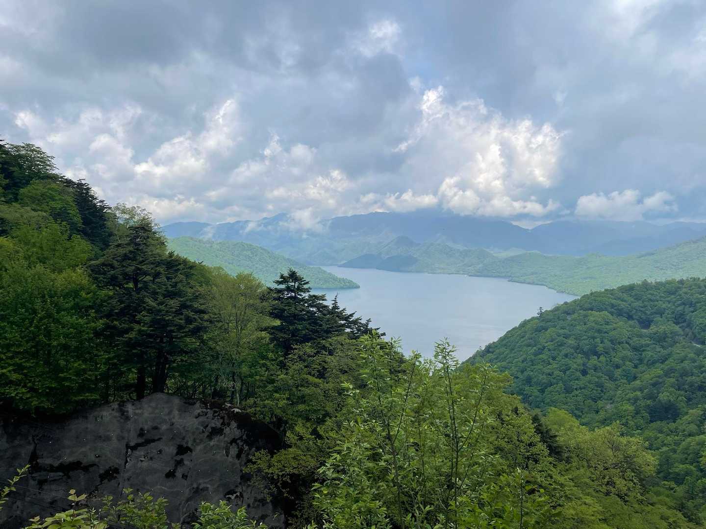 中禅寺湖がよく見えました😀