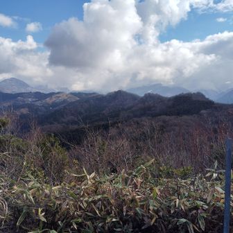 剱岳方面、雲が厚い。