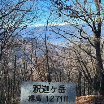 奥には南ア　金曜日より雪着いたね❄️