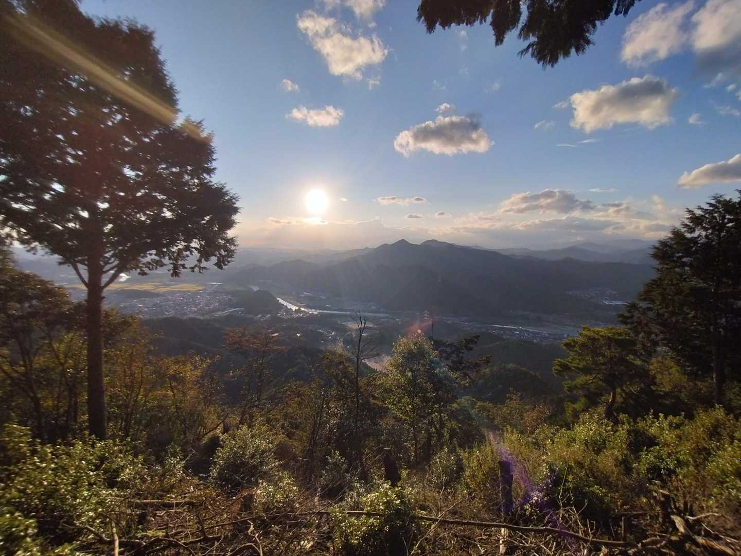古城山(437m)山頂＼(^o^)／
長良川が一望出来ます。