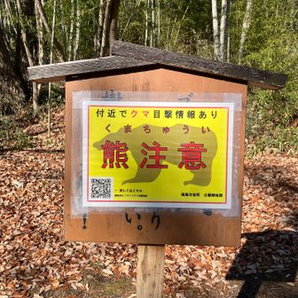 ついに信夫山が出没スポットに…