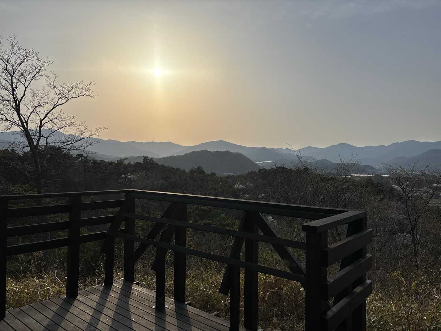 展望台より。