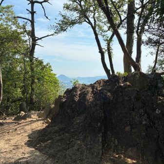子鶏冠山に到着