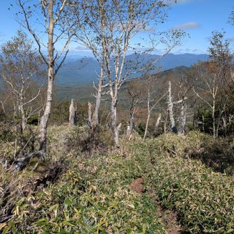 会津方面の山々が望める。