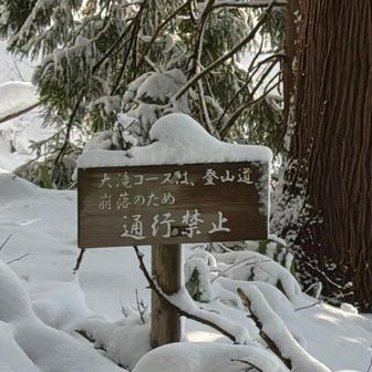 ここから長靴で登る方も居るそうです
自己責任
トレースキッチリ付いてました