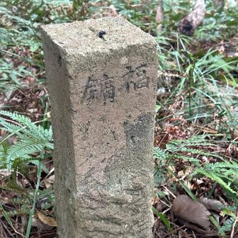 福岡鉱山管理署の三角点
明治時代この地において金採掘ブームがあった