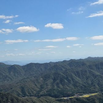 夕陽岳から