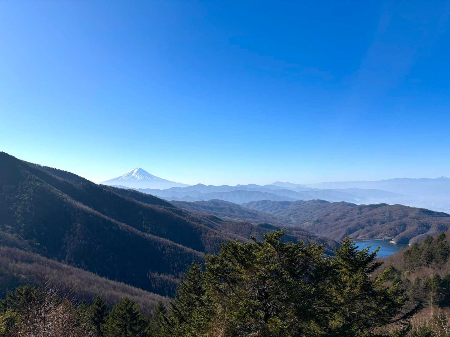石丸峠から久々の富士山デデン！