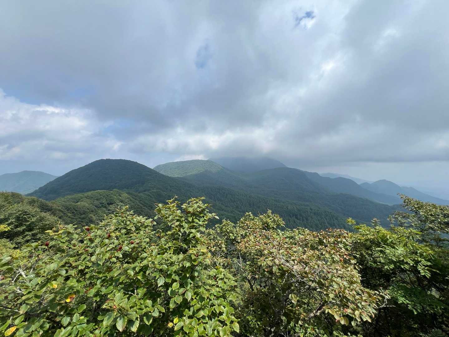 浅間隠山は雲の中☁️