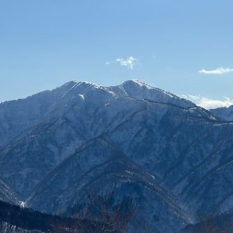 経ヶ岳🗻綺麗だな☺️
