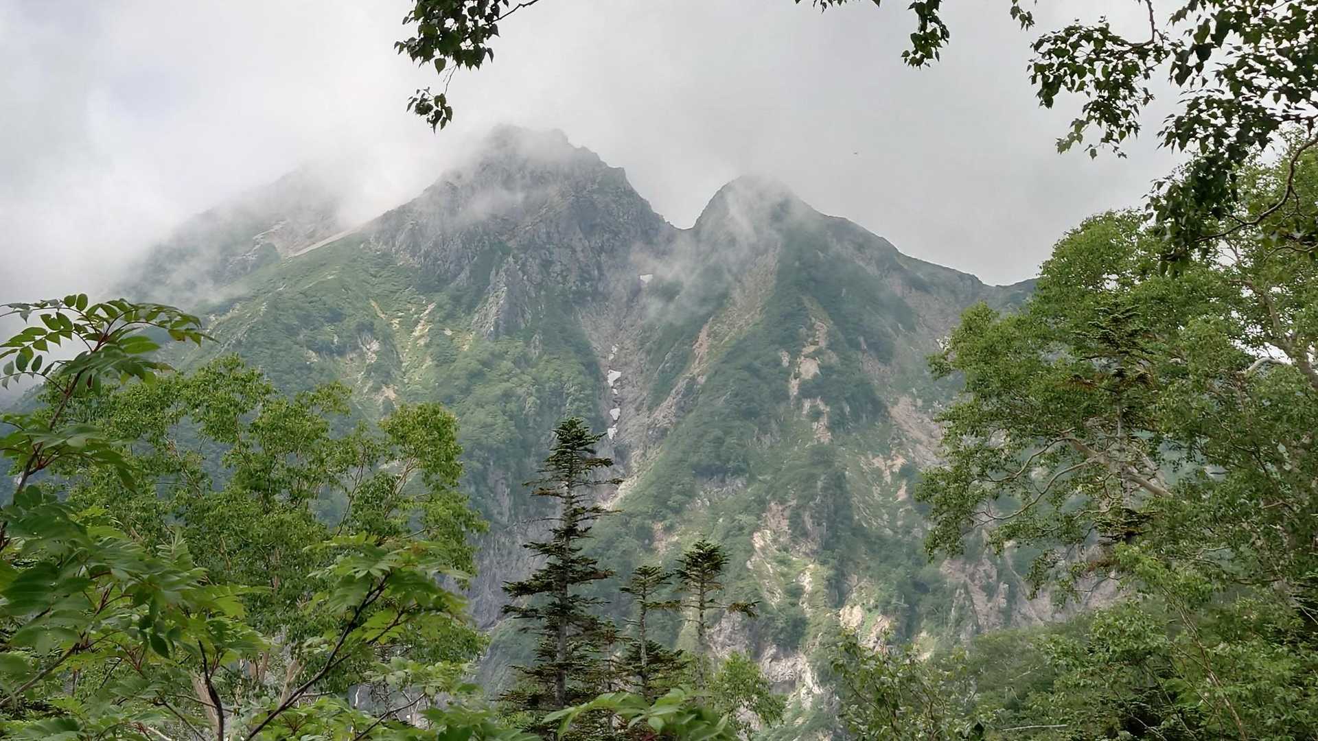 地蔵の頭-小遠見山-中遠見山-大遠見山-西遠見山-白岳-五 縦走コースの写真