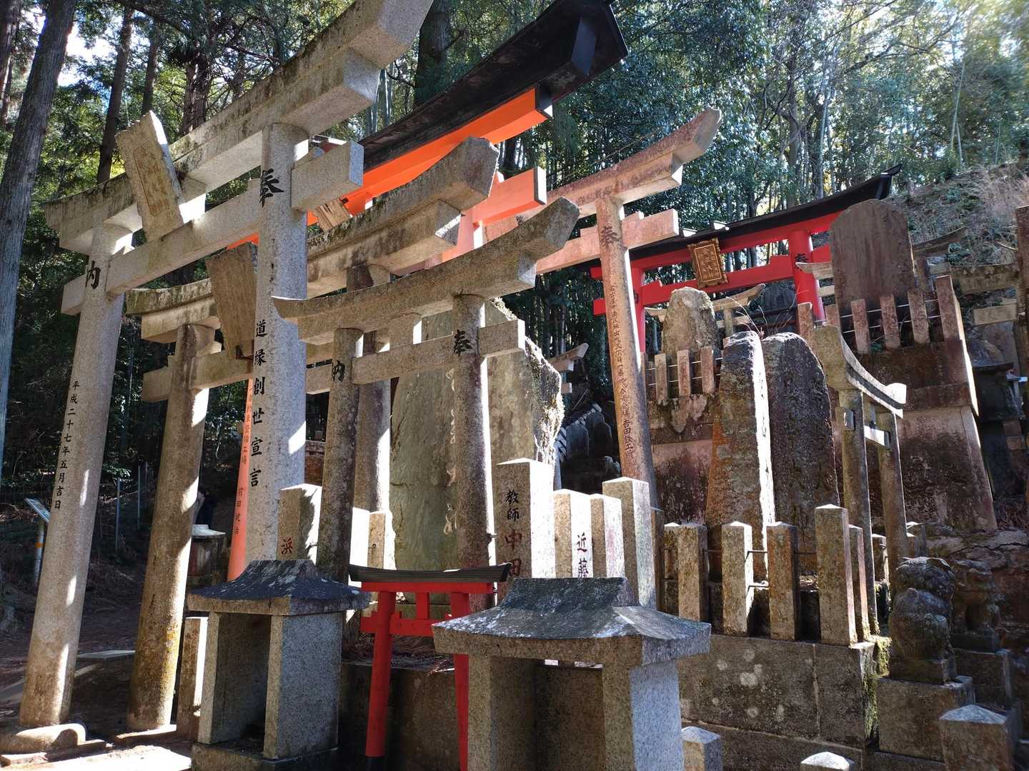 この辺りから人とよく出会います