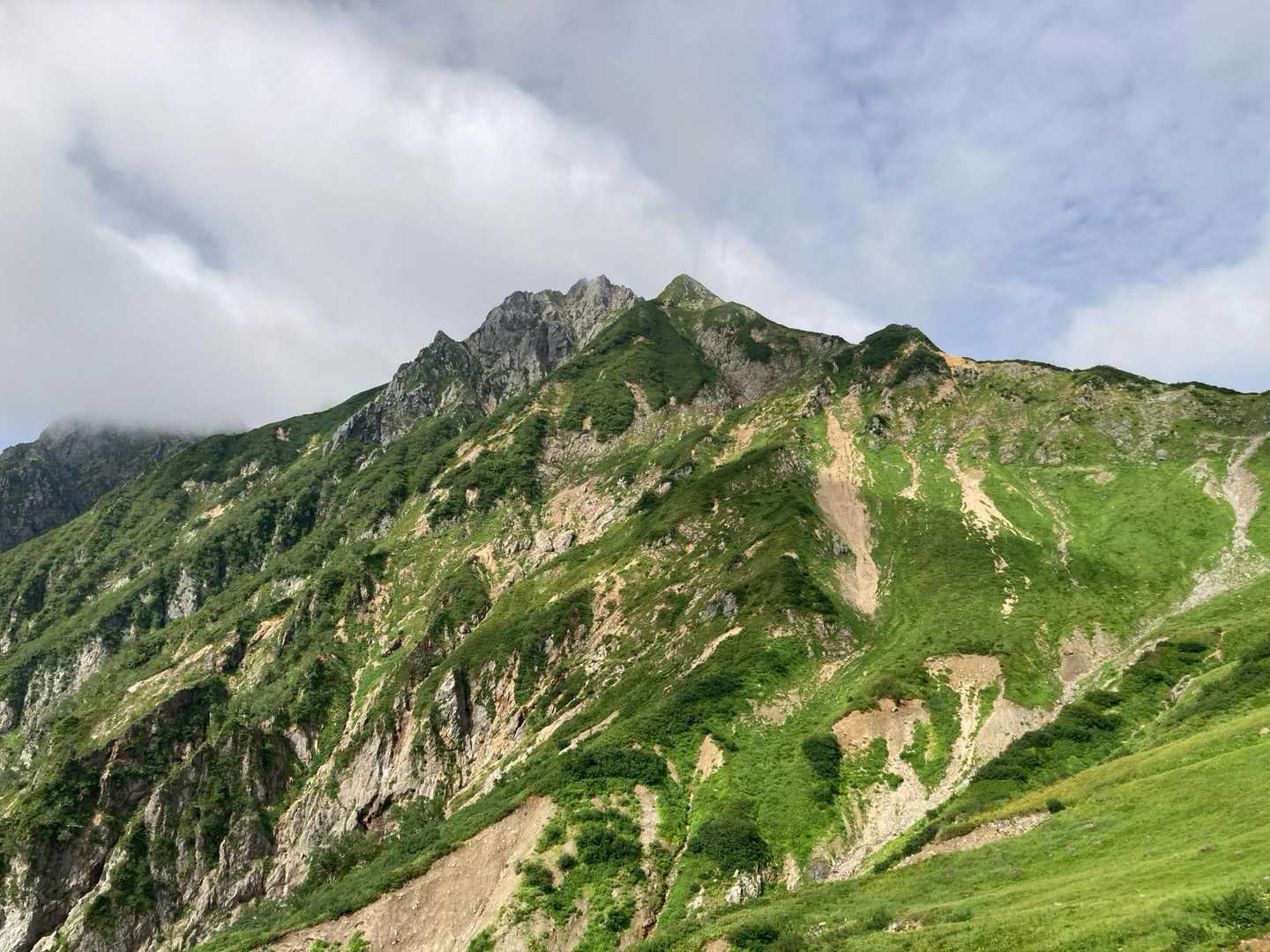 地蔵の頭-小遠見山-中遠見山-大遠見山-西遠見山-白岳-五 縦走コースの写真