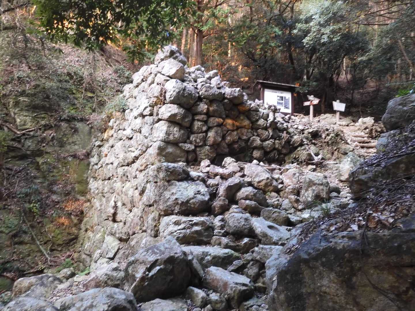 金田城趾（三ノ城戸）