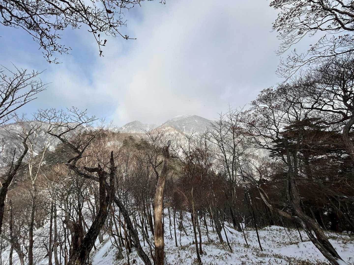 雲がかかってるねー
