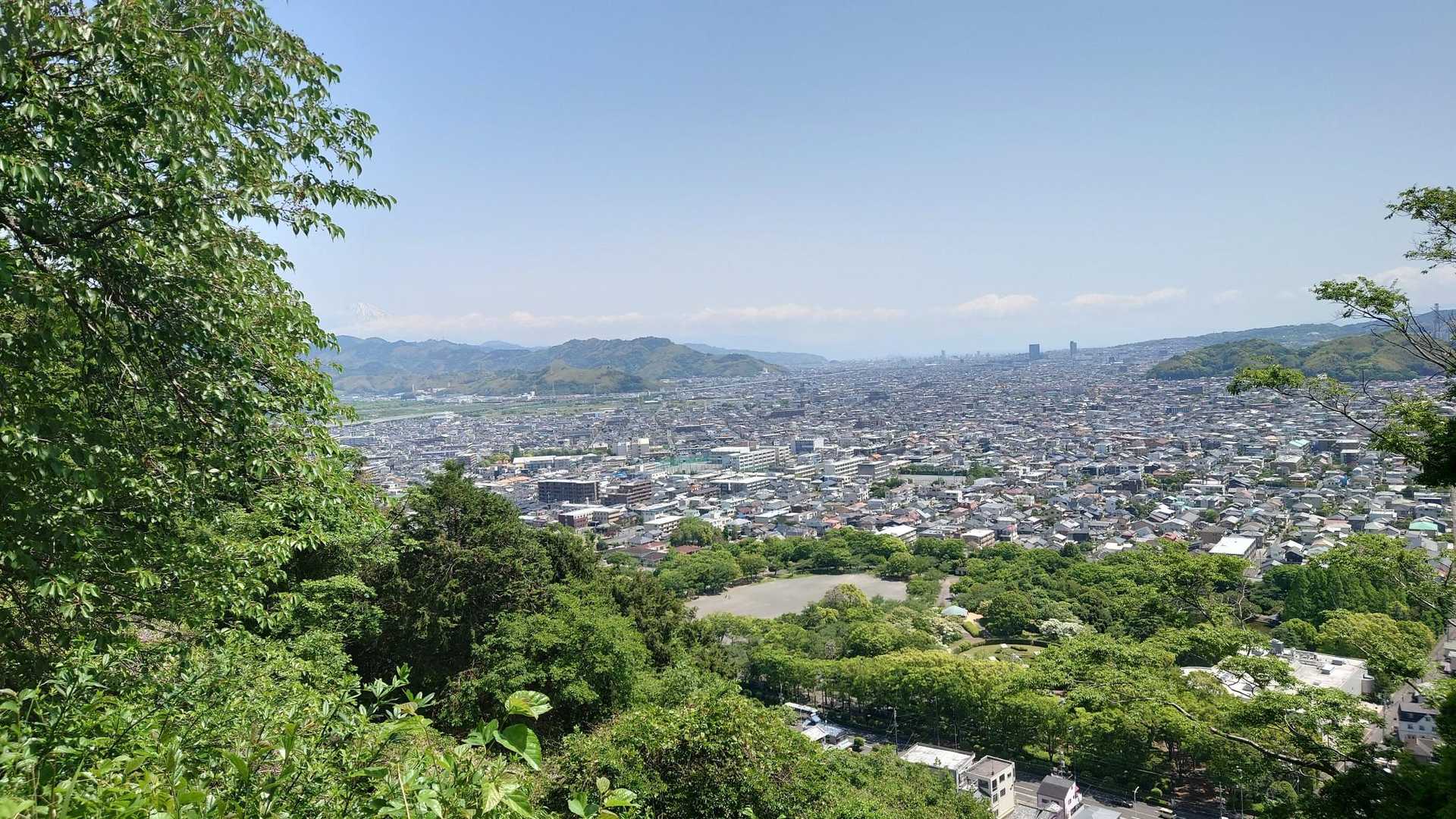 浅間神社登山口-浅間山-賤機山-茶臼山 往復コースの写真