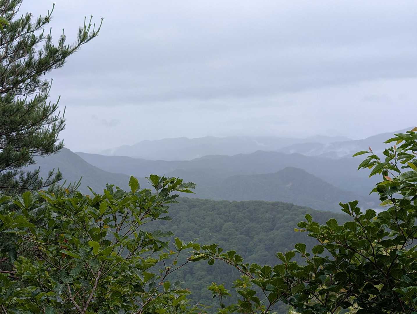 三童子山足谷登山口-三童子山-鞍掛山-西ノ谷登山口 縦走コースの写真