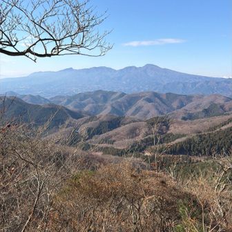 第二展望台からの赤城山。