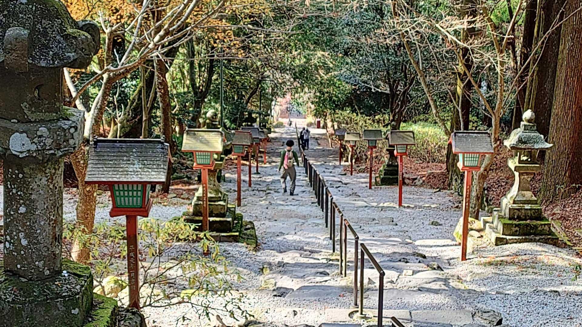 ラストの階段降り