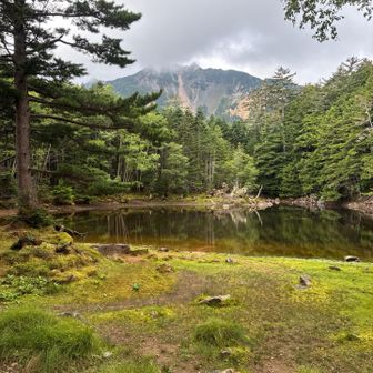 みどり池と天狗岳