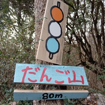 やっとだんご🍡みっけ！
80メートルかぁ可愛い🤭
本物が食べたいなぁ🎶🤤