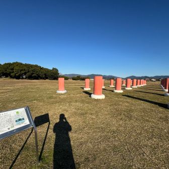 藤原京跡。最古の都があったと思うとロマンを感じる😆