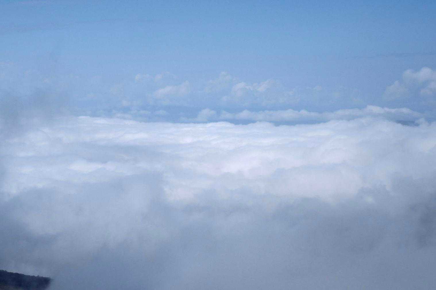 北方面も雲海
