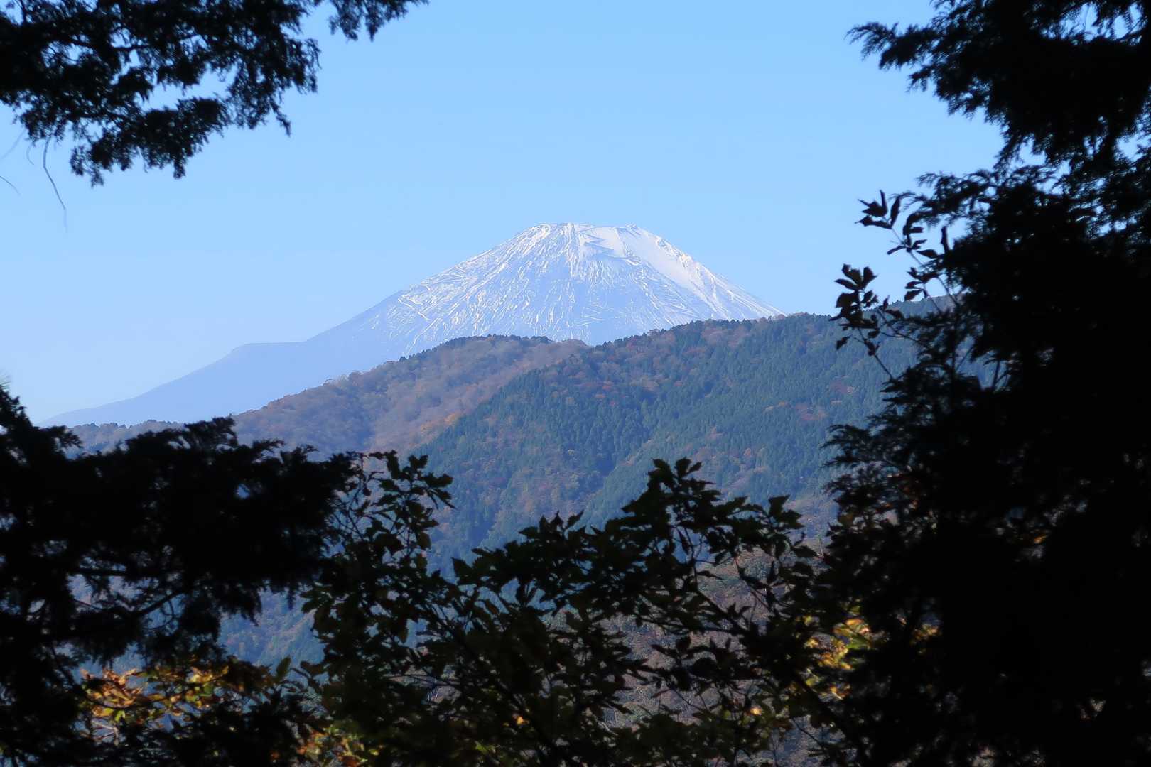 くっきり富士山見えます（休憩）
