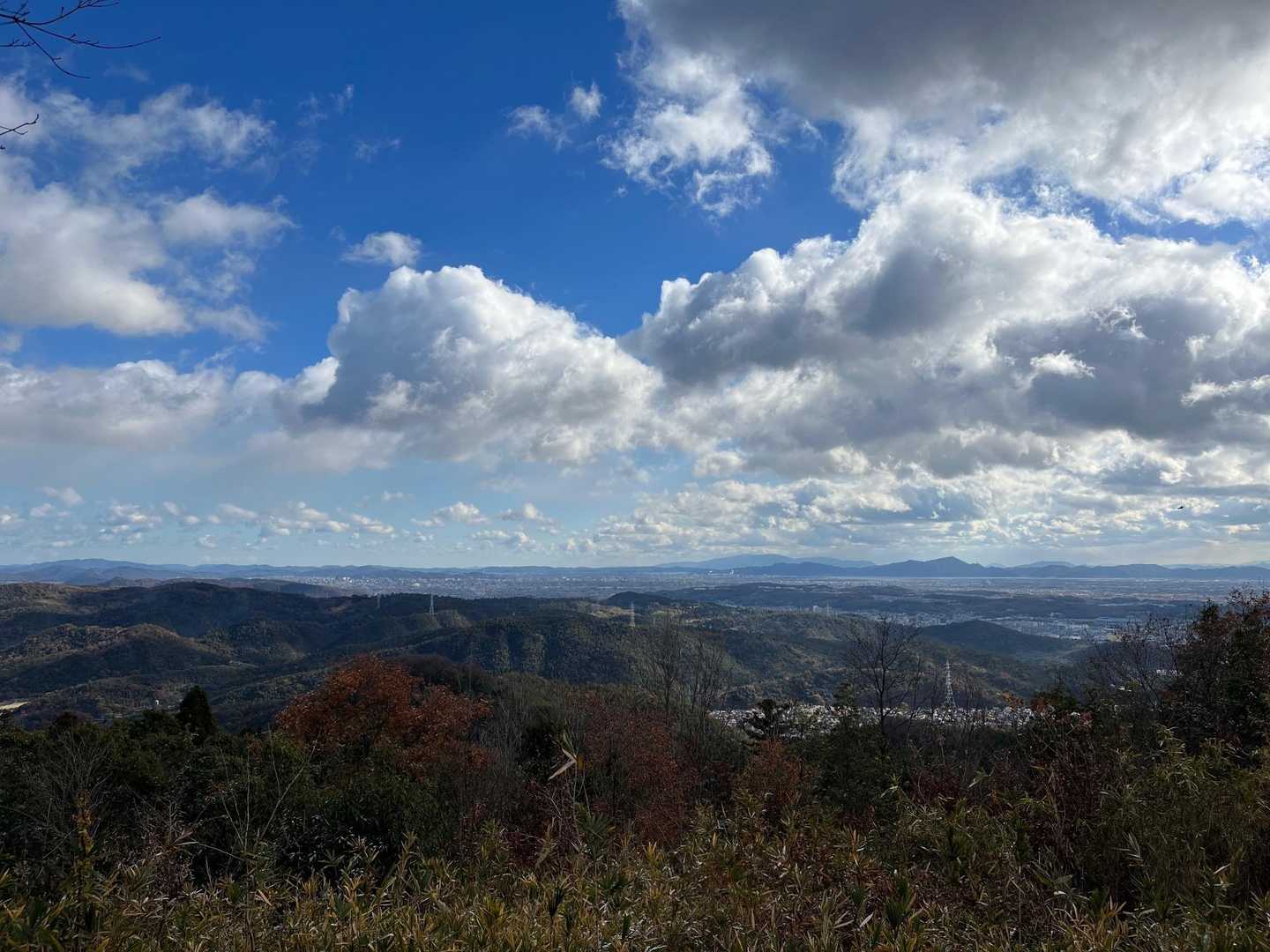 福山山頂より