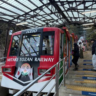 ケーブルカー乗車